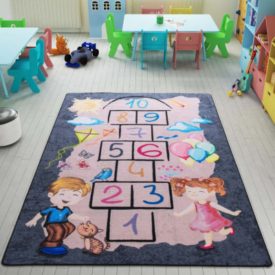 Коврик в детскую комнату Confetti Street Game Gri 100x150