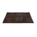 Придверный коврик IzziHome Torn Choco коричневый 50x75