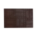 Придверный коврик IzziHome Torn Choco коричневый 50x75