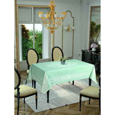 Скатерть Tropik Home Damask Mint 9956-9 150x220