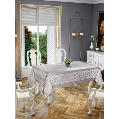 Скатерть Tropik Home Priencly Grey 5698-6 150x220