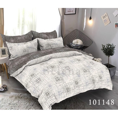 Комплект постельного белья бязь люкс Selena 101148 Джут