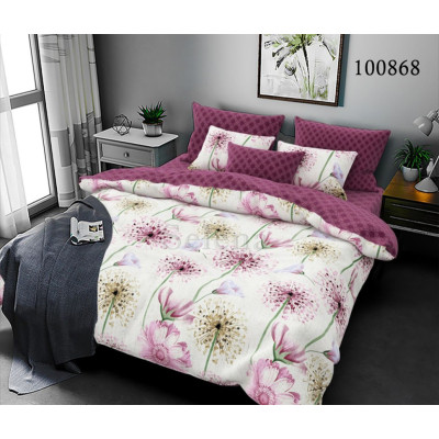 Комплект постельного белья бязь люкс Selena 100868 Цветочная аллея