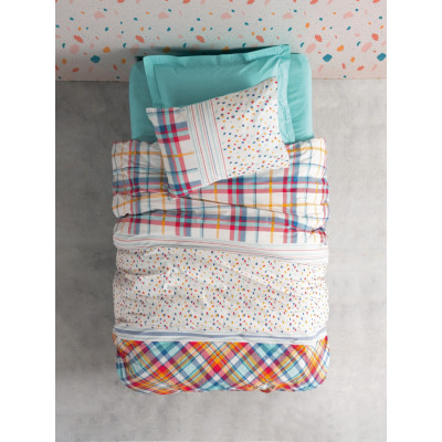 Постельное белье подростковое Cotton Box Banitti Mint 160x220