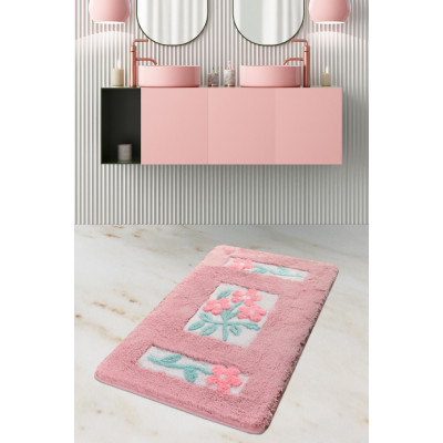 Коврик для ванной Chilai Home Linda Pembe 60x100