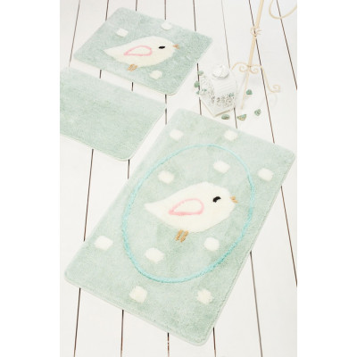 Коврик в ванную комнату Chilai Home Birdie Mint 60x100