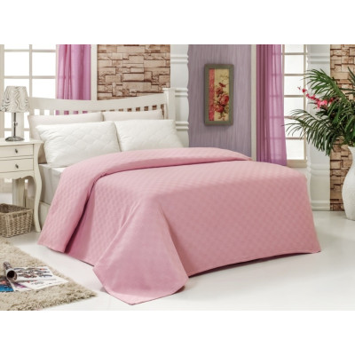 Розовое покрывало хлопок Diva Damas Pink 200x240