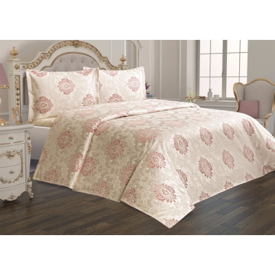 Комплект покрывало и наволочки Tropik Home Vivere Rose 220x230