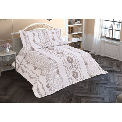 Покрывало с наволочками Jackline Pano Fiore Grey 240x260