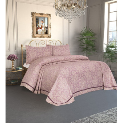 Покрывало с наволочками Tropik Home Pandora Damask Lila 1229-2 240x260